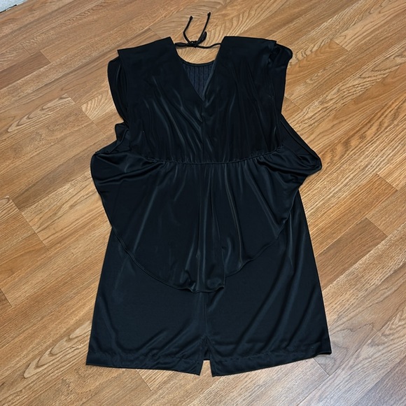 Vintage 1980’s Diamond’s Run sleeveless black sequin peplum midi dress Size 9/10 - Picture 11 of 17